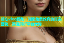 糖心vlog揭秘：湖南免费教育的真实面貌，深度解析平台优势