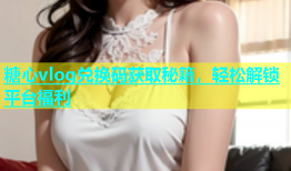 糖心vlog兑换码获取秘籍，轻松解锁平台福利