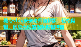 糖心vlog安安老师破解版：轻松剪辑、创意无限的视频编辑神器