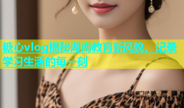 糖心vlog揭秘湖南教育新风貌，记录学习生活的每一刻