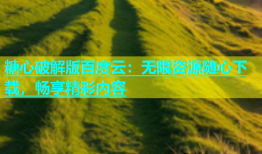 糖心破解版百度云：无限资源随心下载，畅享精彩内容