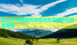 糖心vlog视频安全检测真实解析无病毒保障