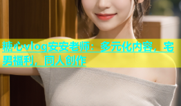 糖心vlog安安老师：多元化内容，宅男福利，同人创作