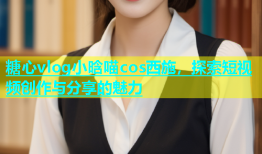 糖心vlog小晗喵cos西施，探索短视频创作与分享的魅力