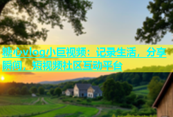 糖心vlog小巨视频：记录生活，分享瞬间，短视频社区互动平台