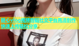 糖心vlog视频剪辑社交平台高清创作快速上传轻松分享