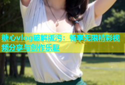 糖心vlog破解版污：畅享无限精彩视频分享与创作乐趣