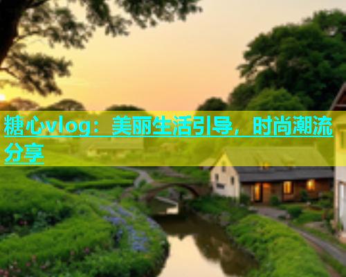 糖心vlog：美丽生活引导，时尚潮流分享