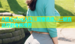 A糖心vlog入口：甜蜜诱惑，一键直达你的专属视界