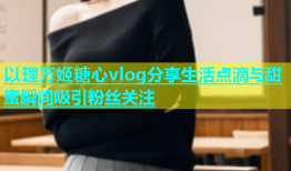 以理万姬糖心vlog分享生活点滴与甜蜜瞬间吸引粉丝关注