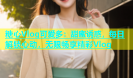 糖心Vlog可爱多：甜蜜诱惑，每日解锁心动，无限畅享精彩Vlog