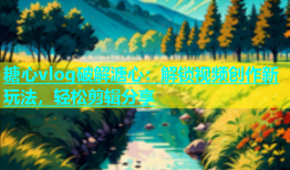 糖心vlog破解溏心：解锁视频创作新玩法，轻松剪辑分享