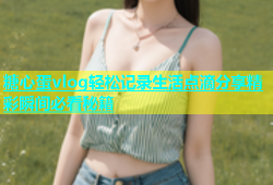 糖心蛋vlog轻松记录生活点滴分享精彩瞬间必看秘籍