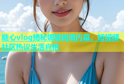 糖心vlog揭秘娜娜离婚内幕，短视频社区热议生活真相