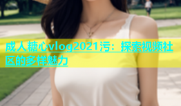 成人糖心vlog2021污：探索视频社区的多样魅力