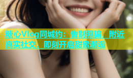 糖心Vlog同城约：告别照骗，附近真实社交，即刻开启甜蜜邂逅