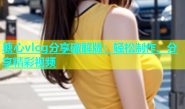 糖心vlog分享破解版：轻松制作、分享精彩视频