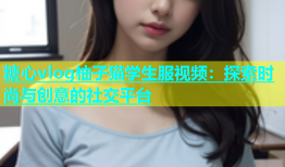 糖心vlog柚子猫学生服视频：探索时尚与创意的社交平台