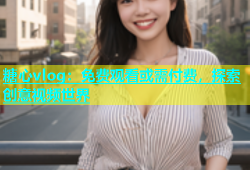 糖心vlog：免费观看或需付费，探索创意视频世界