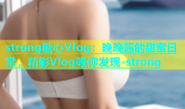 strong糖心Vlog：晚晚酱的甜蜜日常，精彩Vlog等你发现-strong