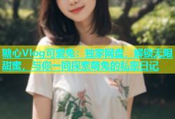 糖心Vlog可爱兔：独家网盘，解锁无限甜蜜，与你一同探索萌兔的私密日记