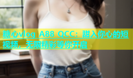 糖心vlog A88 QCC：甜入你心的短视频，无限精彩等你开启