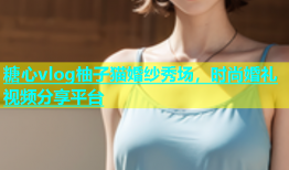 糖心vlog柚子猫婚纱秀场，时尚婚礼视频分享平台
