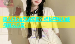 糖心Vlog无法观看？揭秘平特功能与解决方案