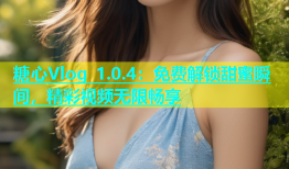 糖心Vlog 1.0.4：免费解锁甜蜜瞬间，精彩视频无限畅享