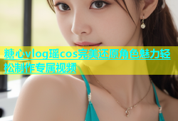 糖心vlog瑶cos完美还原角色魅力轻松制作专属视频