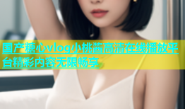 国产糖心vlog小桃酱高清在线播放平台精彩内容无限畅享