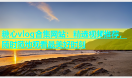 糖心vlog合集网站：精选视频推荐，随时随地观看最美好时刻
