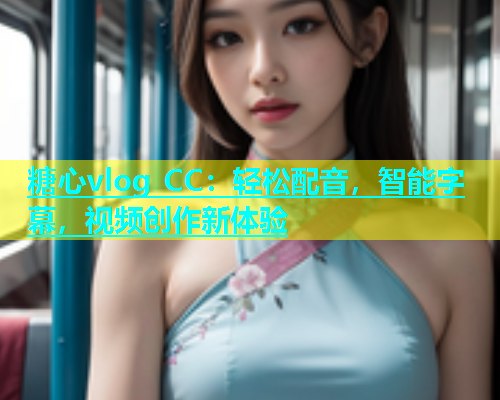 糖心vlog CC：轻松配音，智能字幕，视频创作新体验