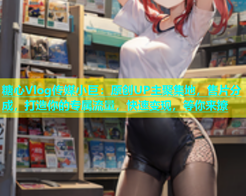 糖心Vlog传媒小巨：原创UP主聚集地，售片分成，打造你的专属流量，快速变现，等你来撩