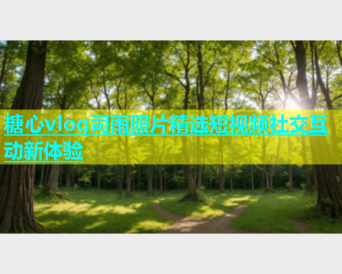 糖心vlog司雨照片精选短视频社交互动新体验