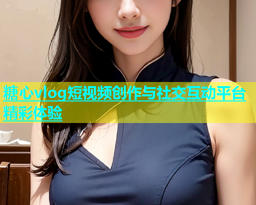 糖心vlog短视频创作与社交互动平台精彩体验